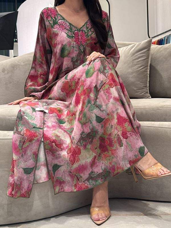 Pure Silk M5awar embroidery